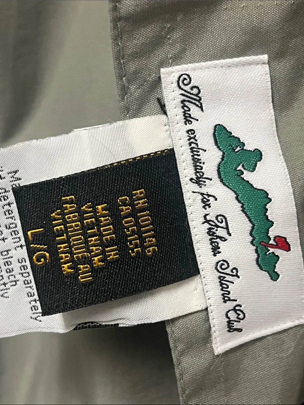 Made Exclusively For Fisher Island Club Reversible Vest size Large